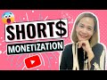 How to monetize youtube shorts