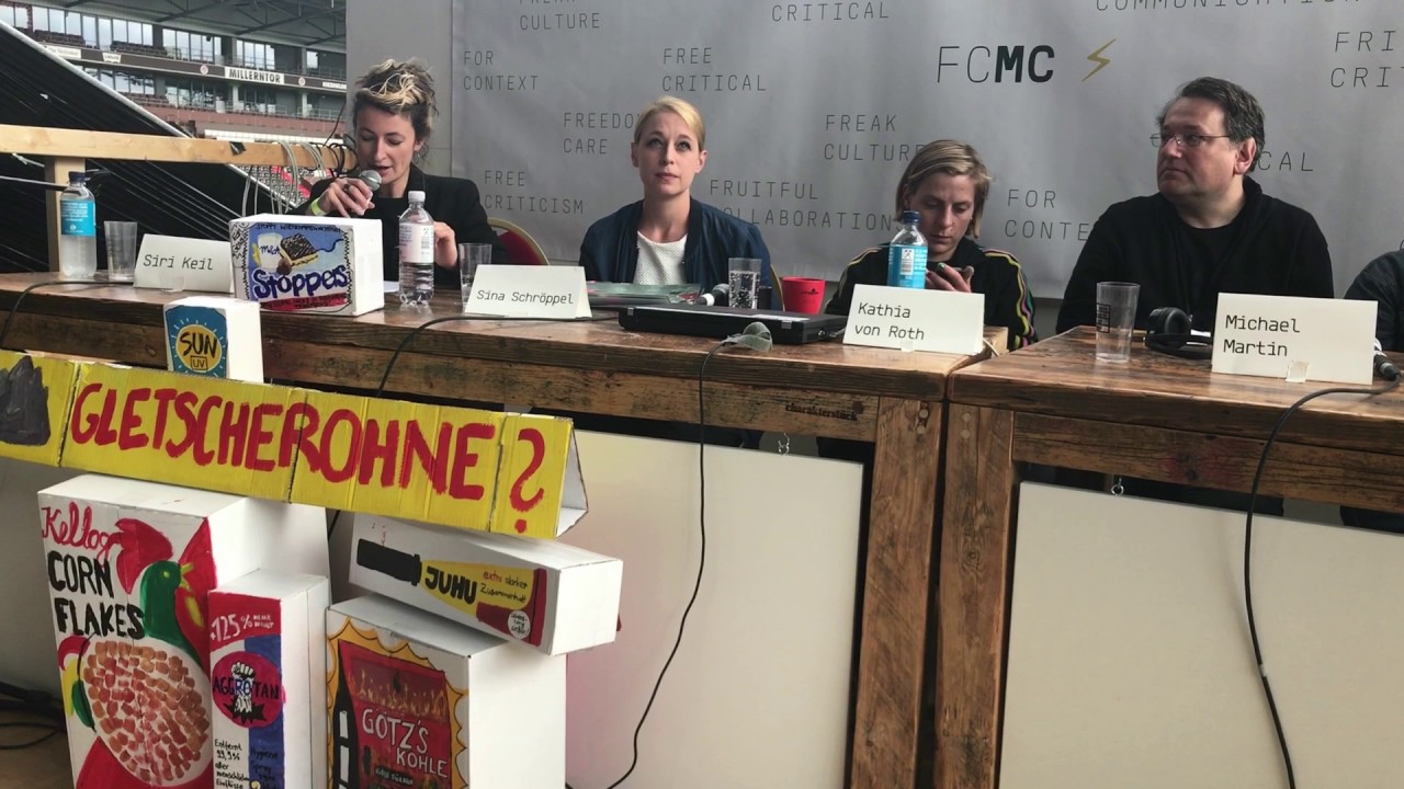 fcmc-Pressekonferenz, 5.7.2017: Vorstellung der Gäste (Siri Keil, fcmc-Moderatorin)