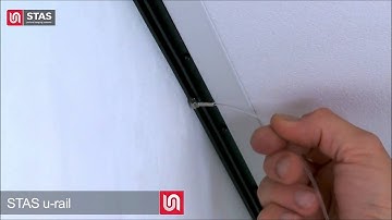 STAS U-Rail instructiefilm ophangsysteem