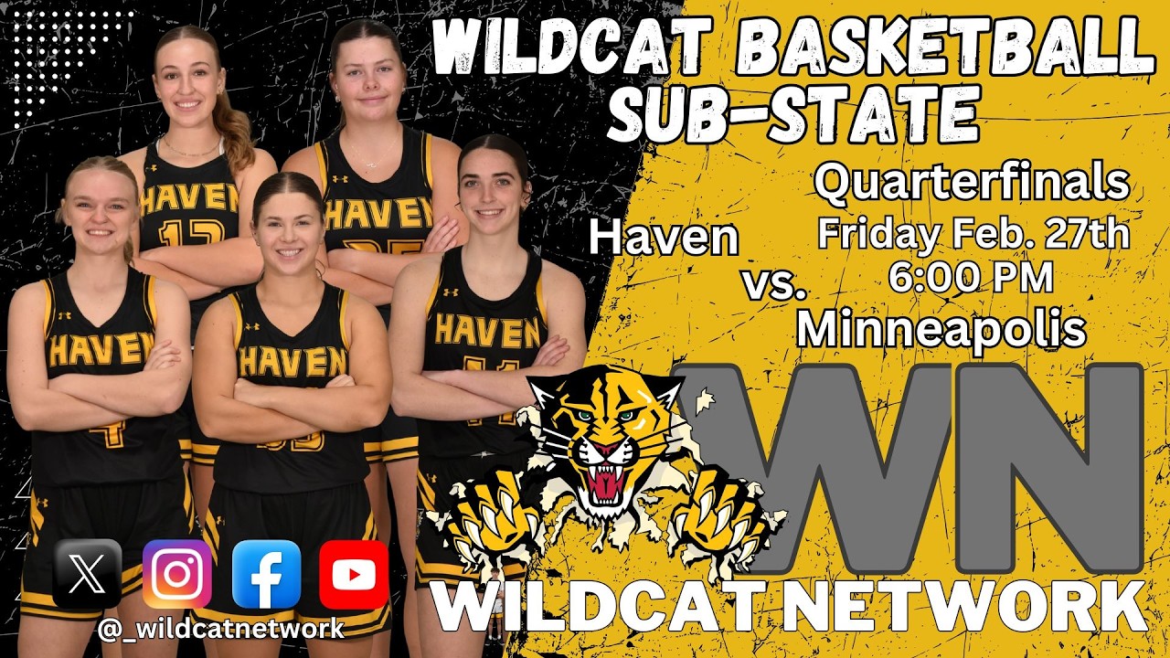 Varsity Basketball Sub-State Quarterfinals Haven vs. Minneapolis Feb. 27th 2026