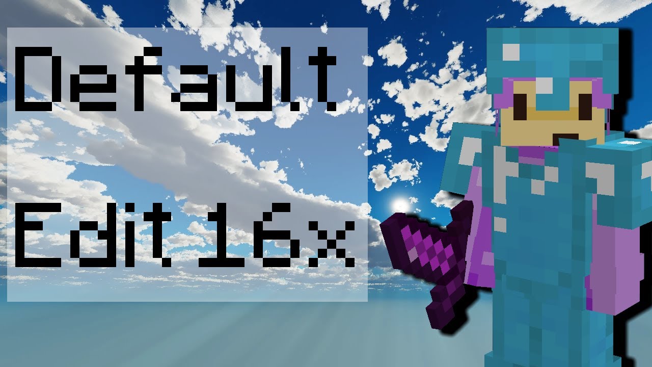 The BEST 16x Default Edit PvP Pack For MCPE - YouTube