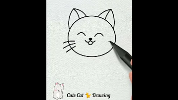 Cat Drawing Cute Cat How To Draw Cat Drawing For Kids Kitty Cartooncat Cat Cats Catvideos 