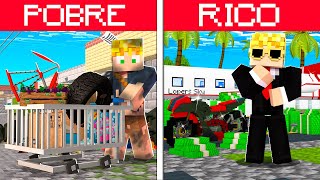 POBRE VS RICO NA ESCOLA DO MINECRAFT