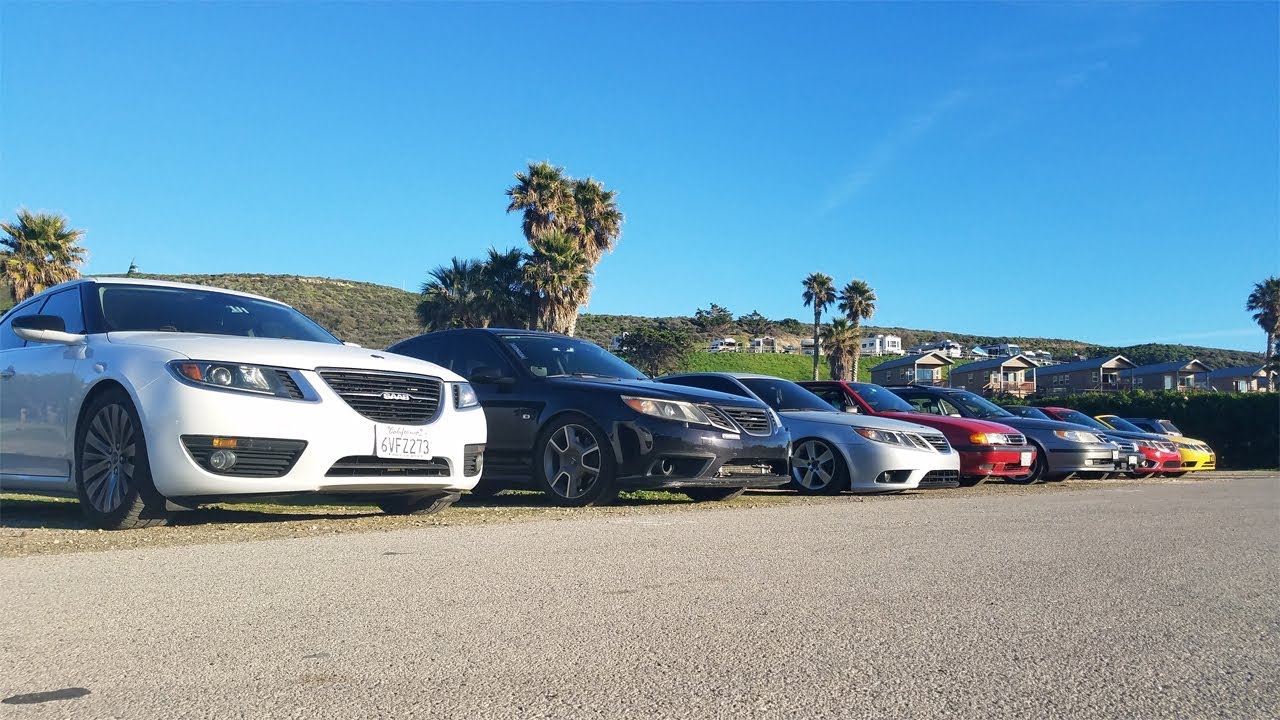 2019 Saab Club Of California Beautiful Beach Cruise!