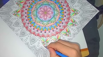Mandala Art - Page 2 - EXPERIMENTING WITH COLOR SHADING Part #3