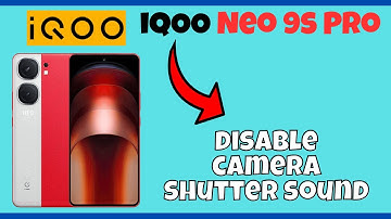 Turn Off Camera Shutter Sound iQOO Neo 9s Pro || How to disable camera shutter sound