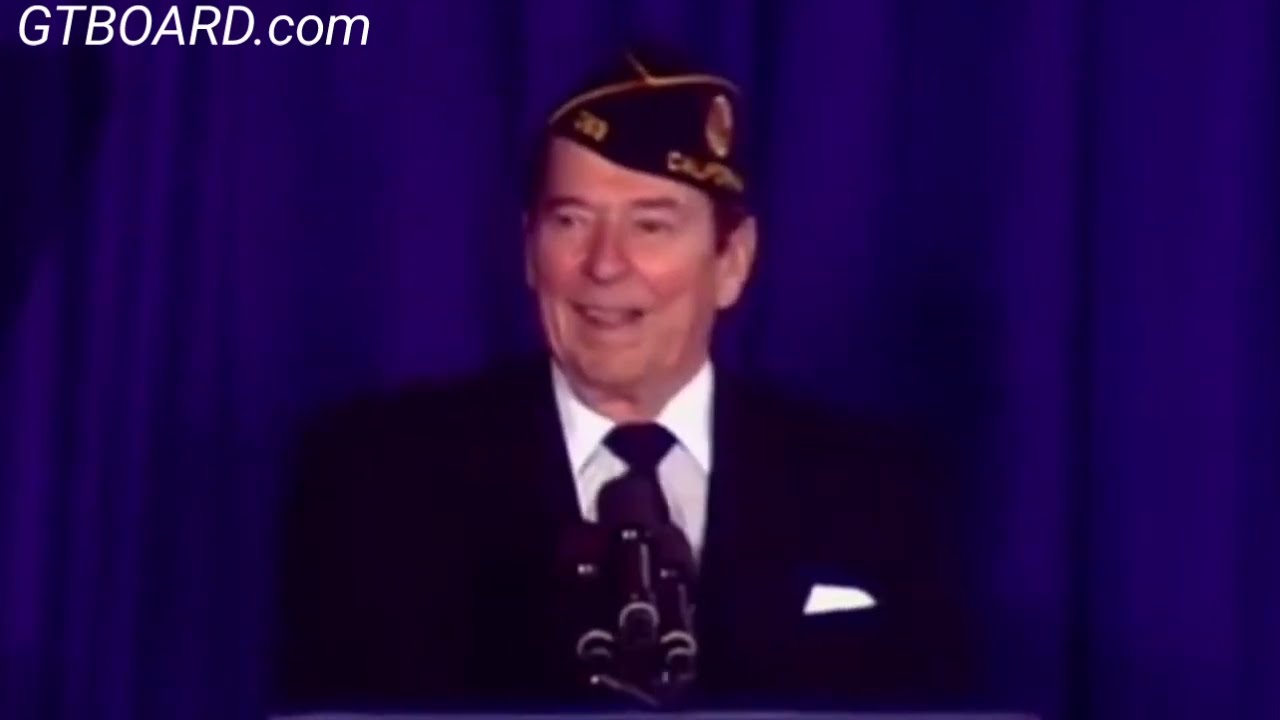 Ronald Reagan Jokes about DDR and Erich Honecker, outlines NATO values and Berlin Wall