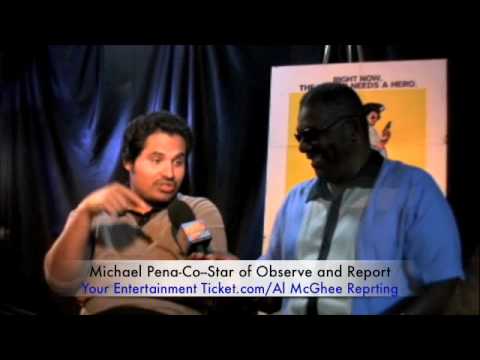 Observe and Report interview with co-star Michael ...