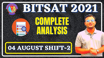 BITSAT 2021 | 04 August Shift-2 | Paper Analysis & Review | Difficulty Level #bitsat2021