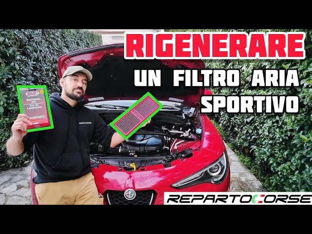 Filtro Aria Sportivo BMC FB01027 + KIT Pulizia Lavaggio WA250-500