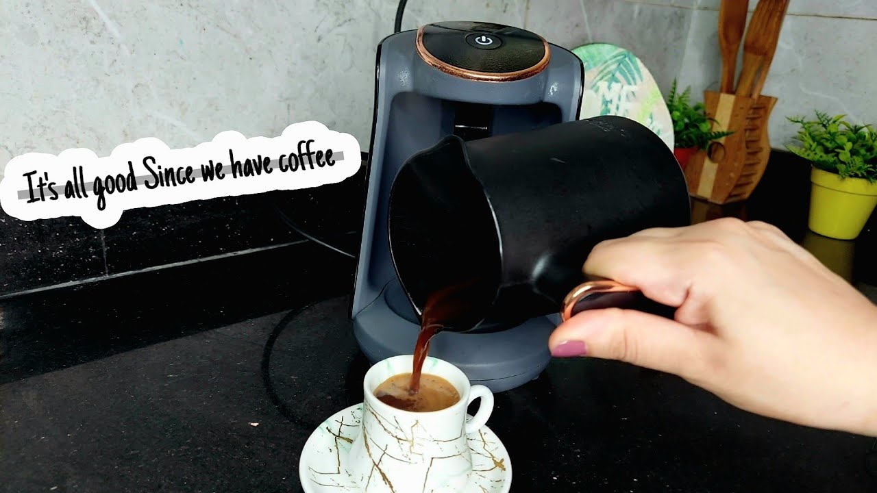 ماكينة القهوه التركي أرزوم اوكا مينيو مراجعة وشرح كامل | طريقة عمل القهوه التركي ☕️
