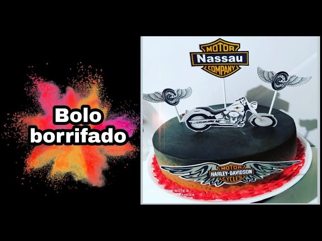 confeitariagg - Bolo Tema: Moto