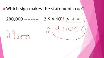 Compare the numbers written in scientific notation in Urdu Hindi Saima Academy
