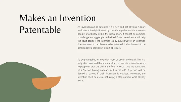 What Makes an Invention Patentable