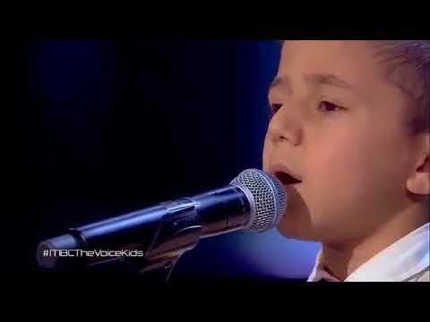 محمد خضر على الله تعود مرحلة الصوت وبس من غزة فلستين THE VOICE KIDS MBC2017