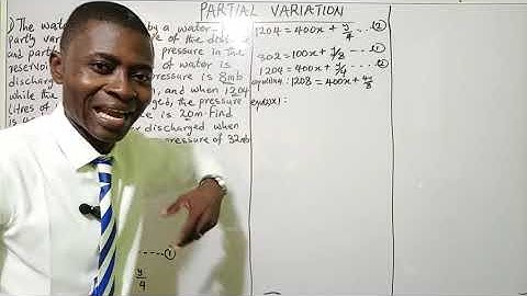 Joshua Okwuwe Online Maths   PARTIAL VARIATION CONT