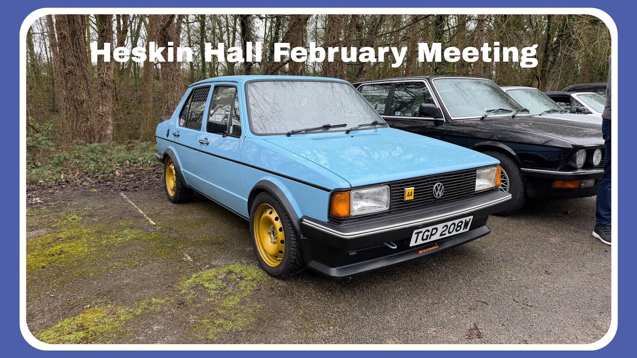 Открытие Heskin Hall: встреча любителей классических автомобилей, февраль 2026 года.