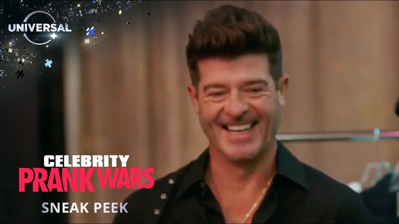 Robin Thicke vs. T-Pain | Celebrity Prank Wars | Sneak Peek | New