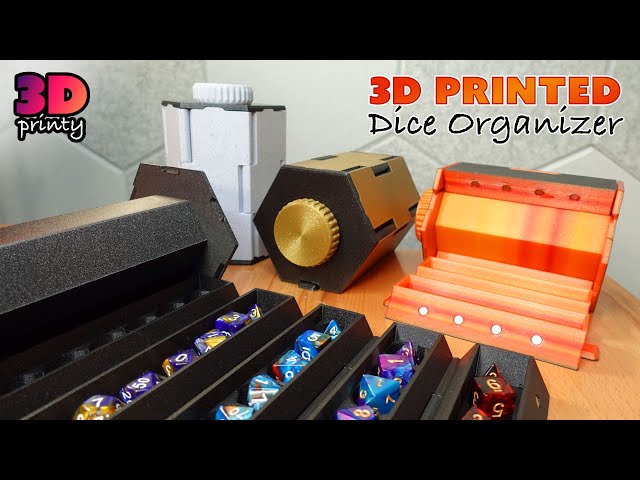 STL file Dice & Mini Storage Box / Organiser - Dungeons & Dragons