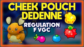 Cheek Pouch Dedenne Heals 58% from Sitrus Berry! || Pokemon Scarlet/Violet Reg F Battles Indigo Disk