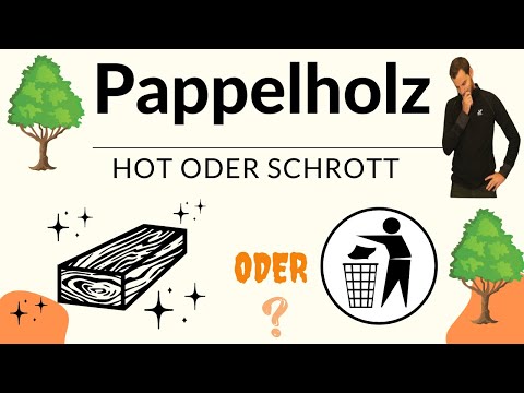 Video: Kannst du Pappel verbrennen?