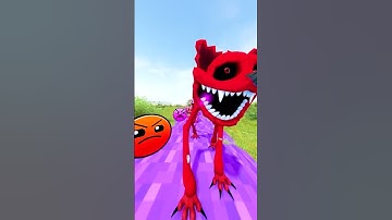 INSPECT FAV POPPY PLAYTIME SMILING CRITTER MONSTERS on GEOMETRY DASH FIRE IN THE HOLE Garry