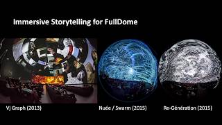 Case Studies of FullDome Storytelling Projects - Yan Breuleux and Rémi Lapierre