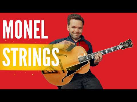 🎸アーチトップジャズギターにモネル弦を張ったサウンドテスト