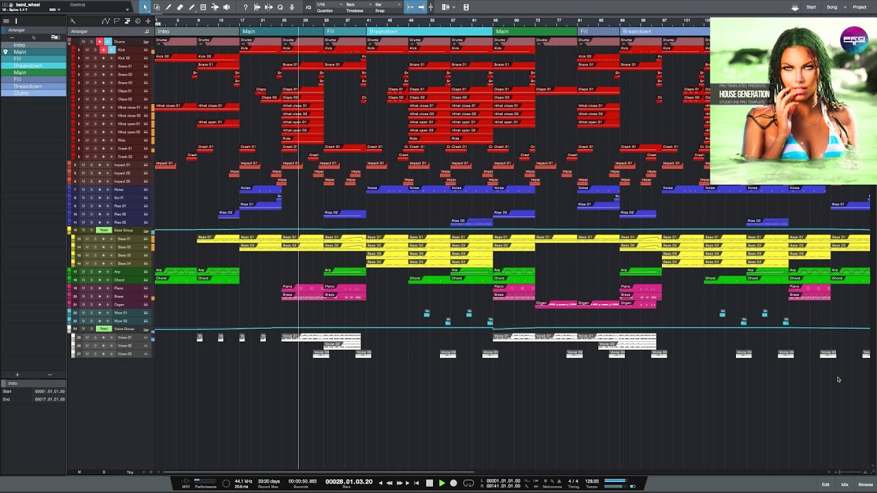 House Generation Studio One Pro Template