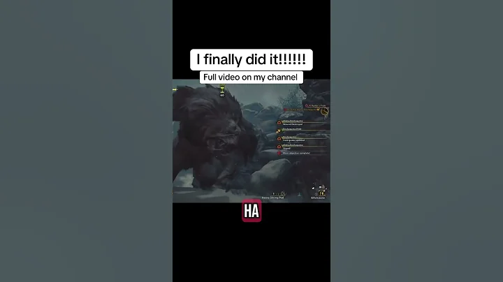 I finally did it!! #monsterhunter #monsterhunterwildsgameplay #shorts #monsterhunterworldiceborne