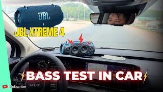 JBL Xtreme 4 Bass Test In Car