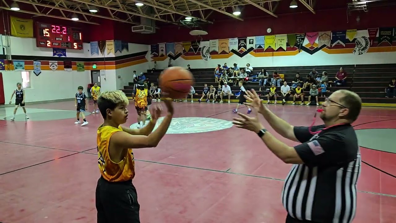 Fort Hall Open Youth Tournament. Yellowhorse v. Mountain City 1 5th/6th grade