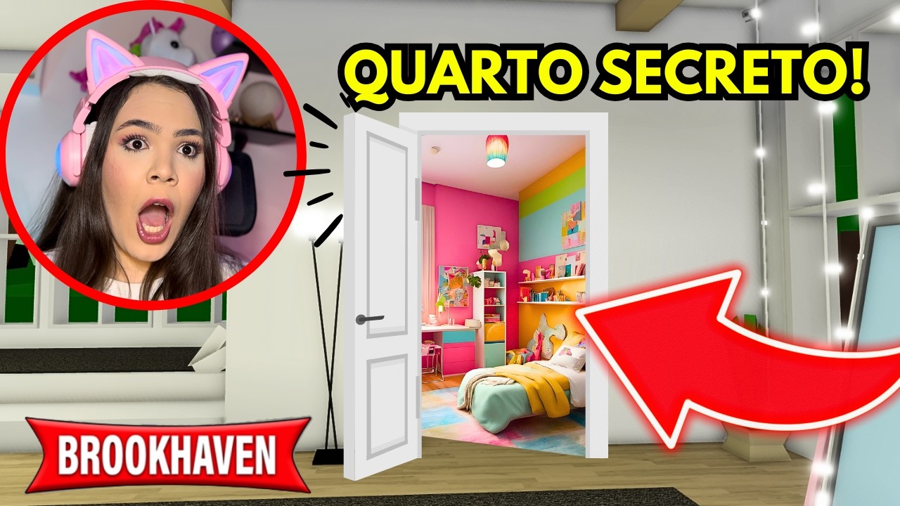 FIZ um QUARTO SECRETO para CRIANÇAS! (Brookhaven RP)