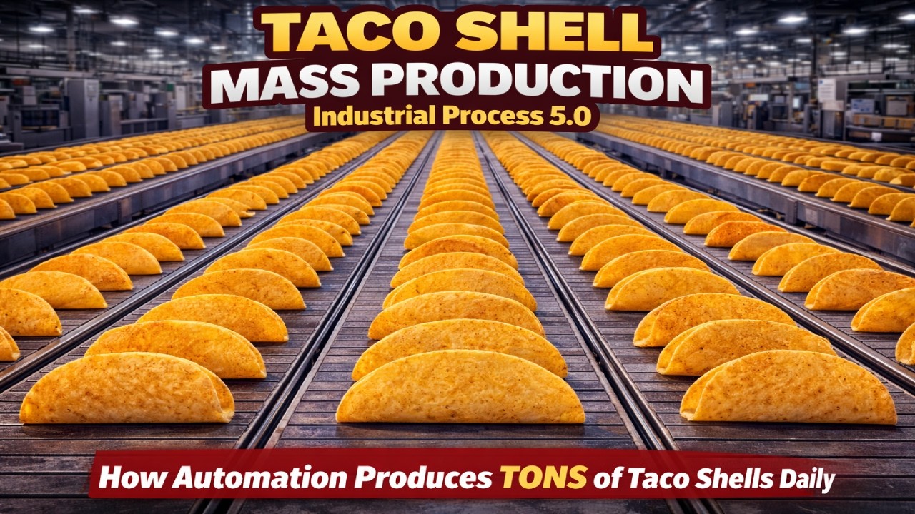 Taco Shell Packing Watch How Your Taco Shells Are Made | From Dough to Packaging (Full ...