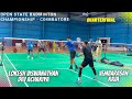 LOKESH DEV vs VEMBARASAN RAJA || Open State Badminton Championship 2024 - Coimbatore || Sporfy
