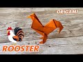     How to Make an Origami Rooster Step by Step | Easy Paper Rooster Craft for Beginners