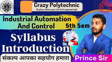 5th Sem Syllabus intro | Industrial Automation And Control | #electrical_engineering | #sbte_bihar