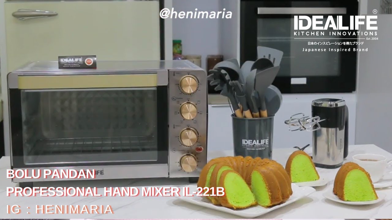 BOLU PANDAN - IDEALIFE PROFESSIONAL HAND MIXER IL-221B