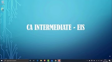 CA Inter - Enterprise Information System ( EIS ) - Basics to start with EIS - Part 1 - മലയാളം
