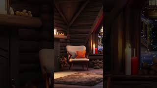 Cozy Ambience with fireplace | Relax with warm background bar to give you a good night's sleep