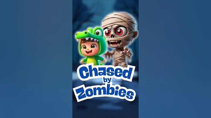Chased by Zombies #cartoon #animation #funny #zombie #shorts #trending