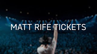 Famous Matt Rife Tickets Wealth