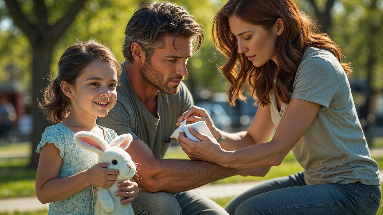 Struggling Dad Gave First Aid To Woman At The Park, Not Knowing She Was A Millionaire Who'd Want Him