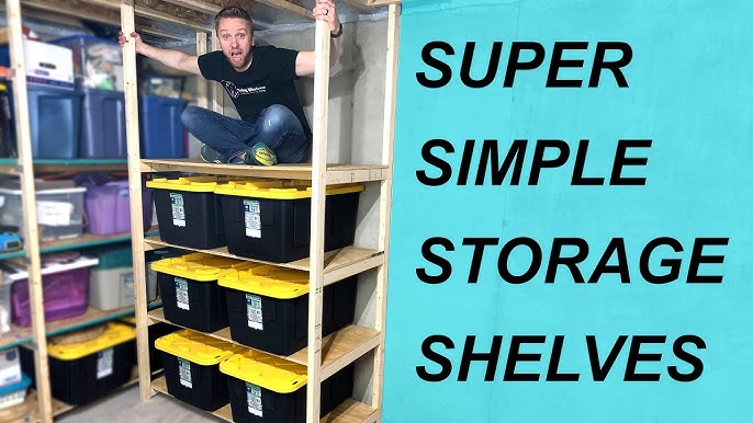 Easy DIY Storage Shelving for Less Than $70! – Our Home Made Easy