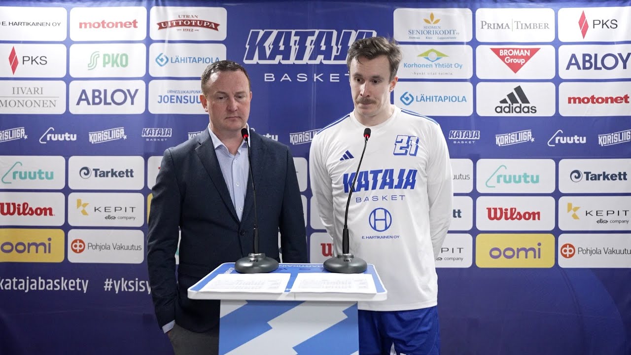E. Hartikainen Oy Lehdistötilaisuus | Kataja Basket vs Bisons | 77-84 (43-37) | 1.11.2025