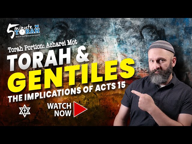 Acharei Mot | 5 Minute Torah | Messianic Commentary on the weekly Torah Portion class=