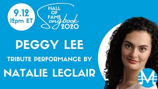 Peggy Lee Tribute - Songbook Academy's Natalie Leclair