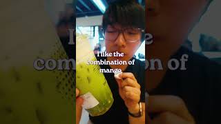 Mango Sticky Rice Matcha from The Phin Coffee and Matcha in Houston