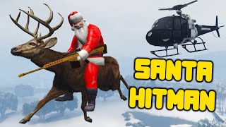 Santa Does Hitman Jobs Using A Reindeer In GTA 5