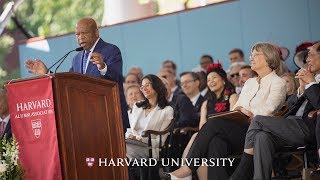 congressman john lewis address harvard commencement 2018